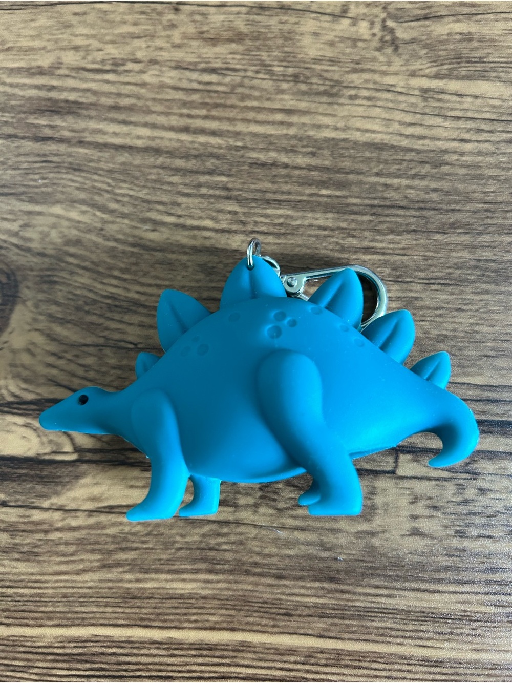 Bath & Body Works Teal Dinosaur Keychain